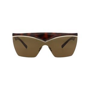 Saint Laurent Shield-Frame Injection Sunglasses Multi Womens